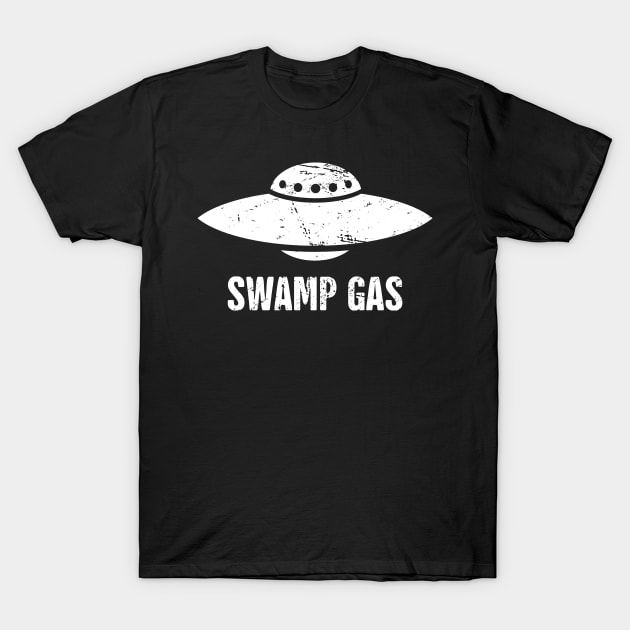 Funny Alien UFO - Swamp Gas T-Shirt by MeatMan